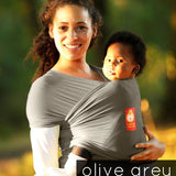 Hana Baby Wrap Organic - Regular-Olive Grey