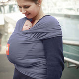 Hana Shorty Organic Baby Wrap - Grisaille