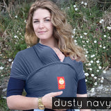 Hana Standard Baby Wrap-Dusty Navy