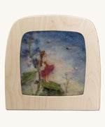 Toverlux magic lamp silhouette featuring little bee keeper artwork ay Het Wol Feetje.