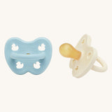 Hevea Round Baby Pacifier - 2 Pack