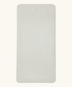 Hevea large natural rubber bath mat in Marble, a light grey blue, with wave pattern for non-slip.