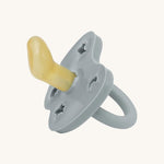 The Hevea 100% natural rubber baby pacifier with an orthodontic teat - gorgeous grey
