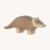 The Holztiger Armadillo wooden animal toy. A hand carved and painted toy for encouraging imaginative and Waldorf-inspired play. 