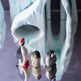 A Holztiger penguin with raised head