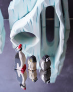 A Holztiger penguin with raised head