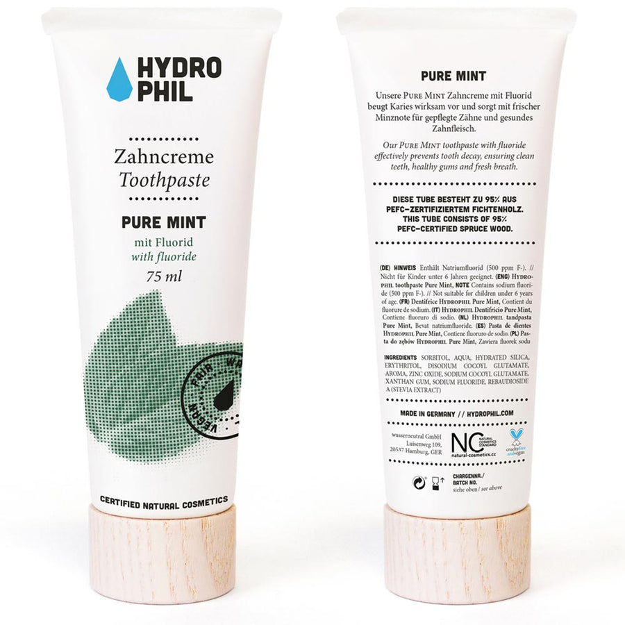 Hydrophil Natural Toothpaste - Pure Mint – Babipur