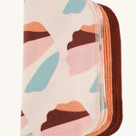 Imse Vimse Reusable Organic Cotton Wipes in a 10 Pack featuring the orange sprinkle designs