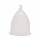 Imse Vimse large reusable eco-friendly menstrual cup on a white background