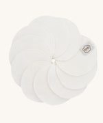 ImseVimse Organic Cotton Terry Cleansing Pads in white.