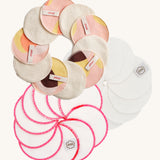 Three packs of ImseVimse Organic Cotton Terry Cleansing Pads.