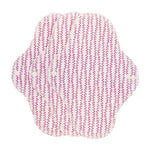 3 pack of Imse Vimse classic reusable period pads in the sangria branch colour on a white background