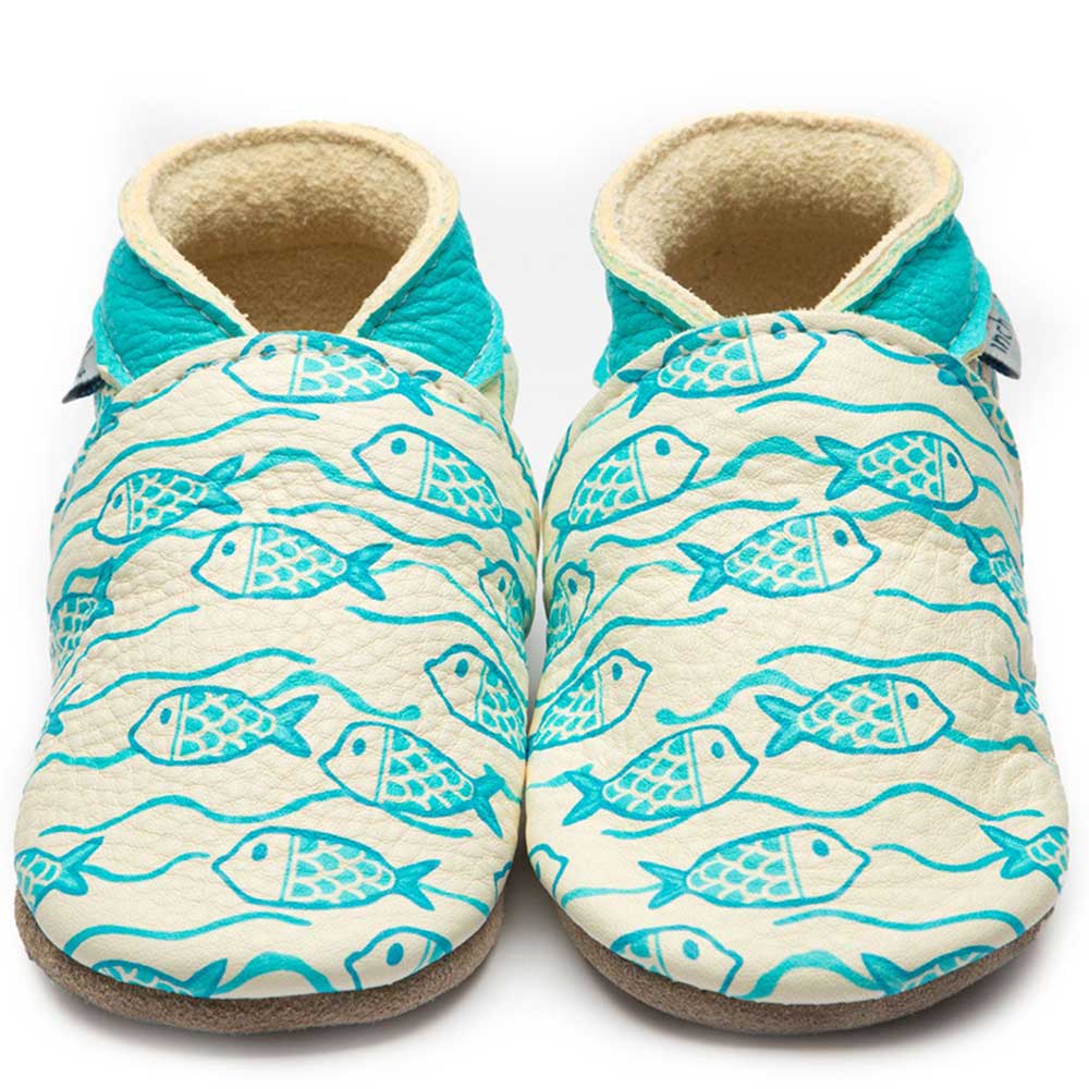 Inch Blue Little Fish Shoes Babipur