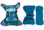 3 inside parts of the Close Parent Pop-in reusable cloth nappy