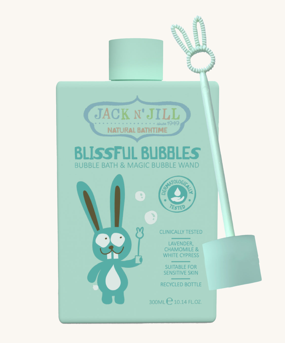 Jack N' Jill Blissful Bubbles Bubble Bath with Bubble Wand in a 300ml bottle.