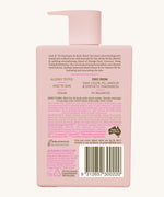 The back of a Jack N' Jill Shampoo & Body Wash in a 300ml pump bottle.