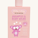 Jack N' Jill Shampoo & Body Wash in a 300ml pump bottle.