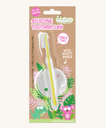 A stage 2 Jack N' Jill Silicone Baby Toothbrush.