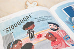 Close up of an illustration from the No Home for a Ghost book by Jess Rose