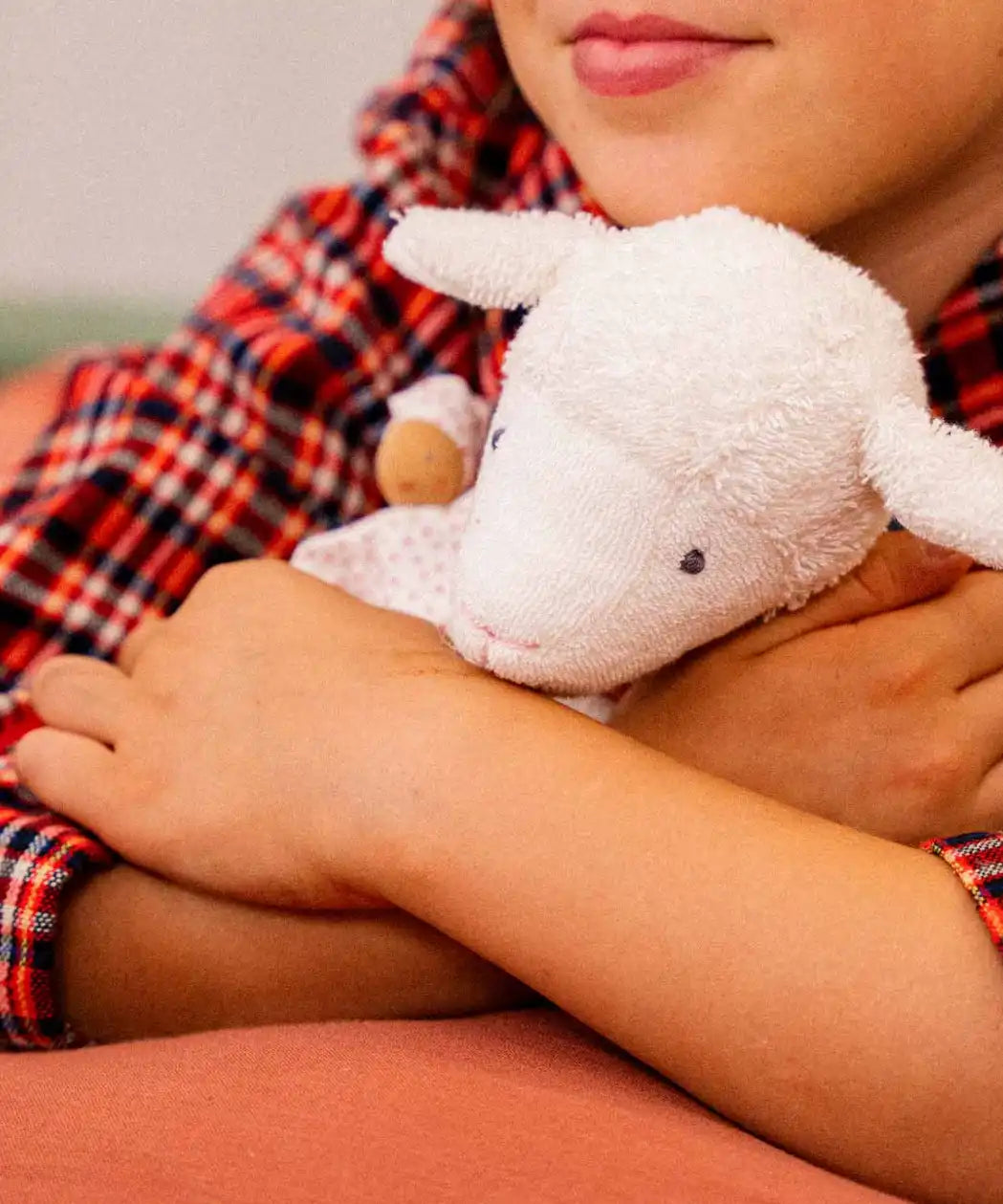 Käthe Kruse white Luise lamb soft toy. 