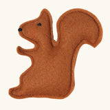 Small felt squirrel that comes with the Käthe Kruse Waldorf doll Toni.