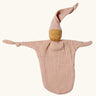 Käthe Kruse rose pink small Waldorf Imp doll baby comforter made with cotton muslin. 