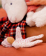 Käthe Kruse white Luise lamb soft toy. 
