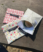 Keep Leaf large baggies in mesh, bloom and new fruit  outside on a wooden surface