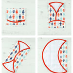 Instructions on how to open and close the Keep Leaf food wrap