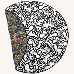 Etta Loves X Keith Haring Reversible Organic Cotton Baby Play Mat, in 'Baby' and 'Brazil' print