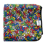 Etta Loves X Keith Haring Reversible Organic Muslin Blanket