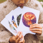 Enchanting Learning Card Prompts and questions to help children (and adults) create their own story. Each prompt card has a question