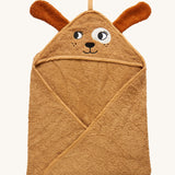 Roommate Kids Organic Hooded Towel - Dog