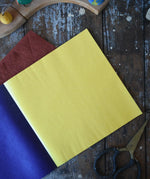 Kite paper squares for crafting. Book of 100 22cm square sheets in various colours.