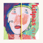 The Kitpas rice bran wax crayons box, with a drawing of a face by Ecru.