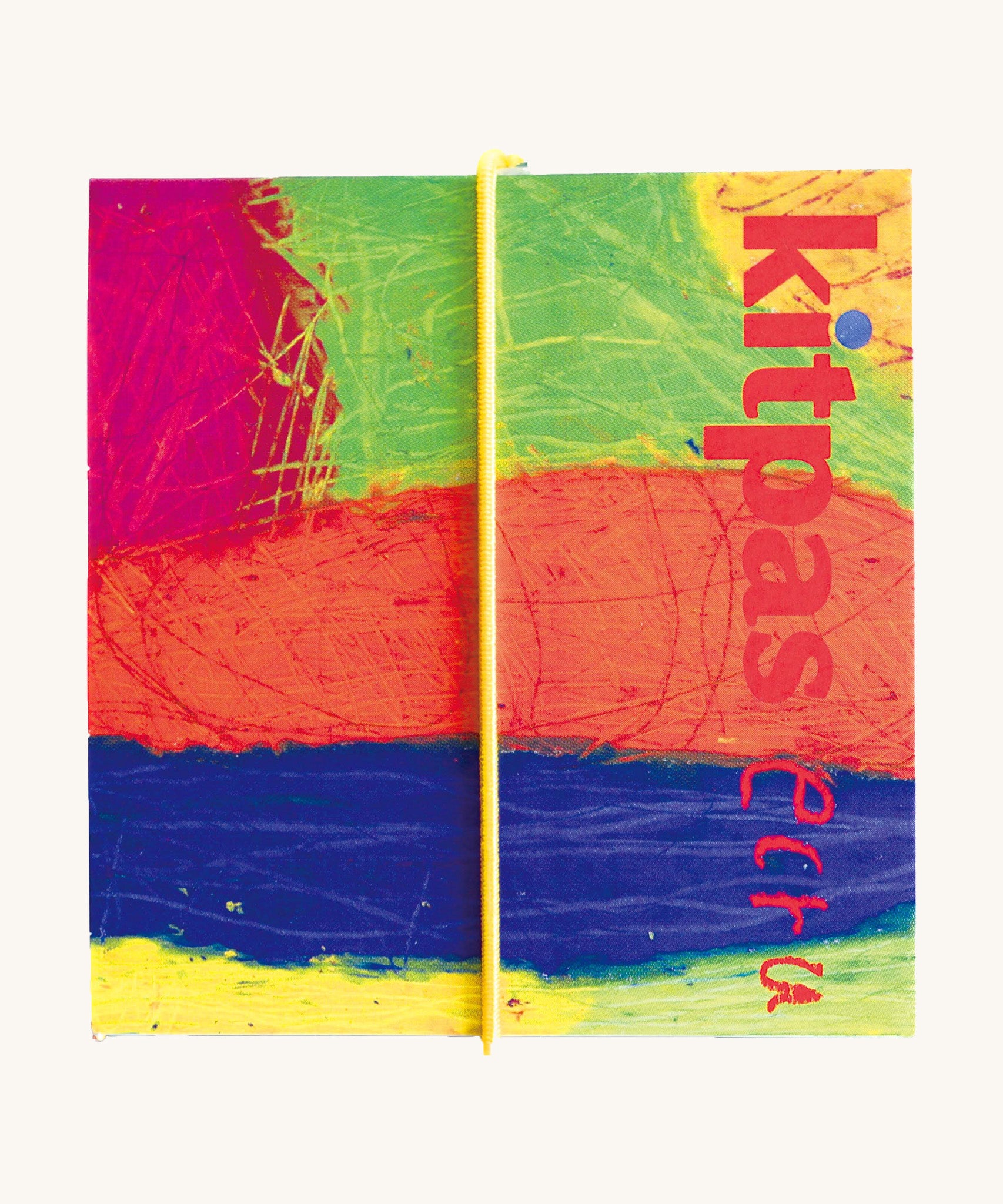 The Kitpas rice bran wax crayons six pack box, with a nature design by Ecru.