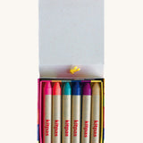 Kitpas crayons in a 6 pack, in bold jewel tone colours. 