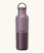Klean Kanteen 20oz dusty orchid stainless steel  insulated classic bottle with matching arch loop cap