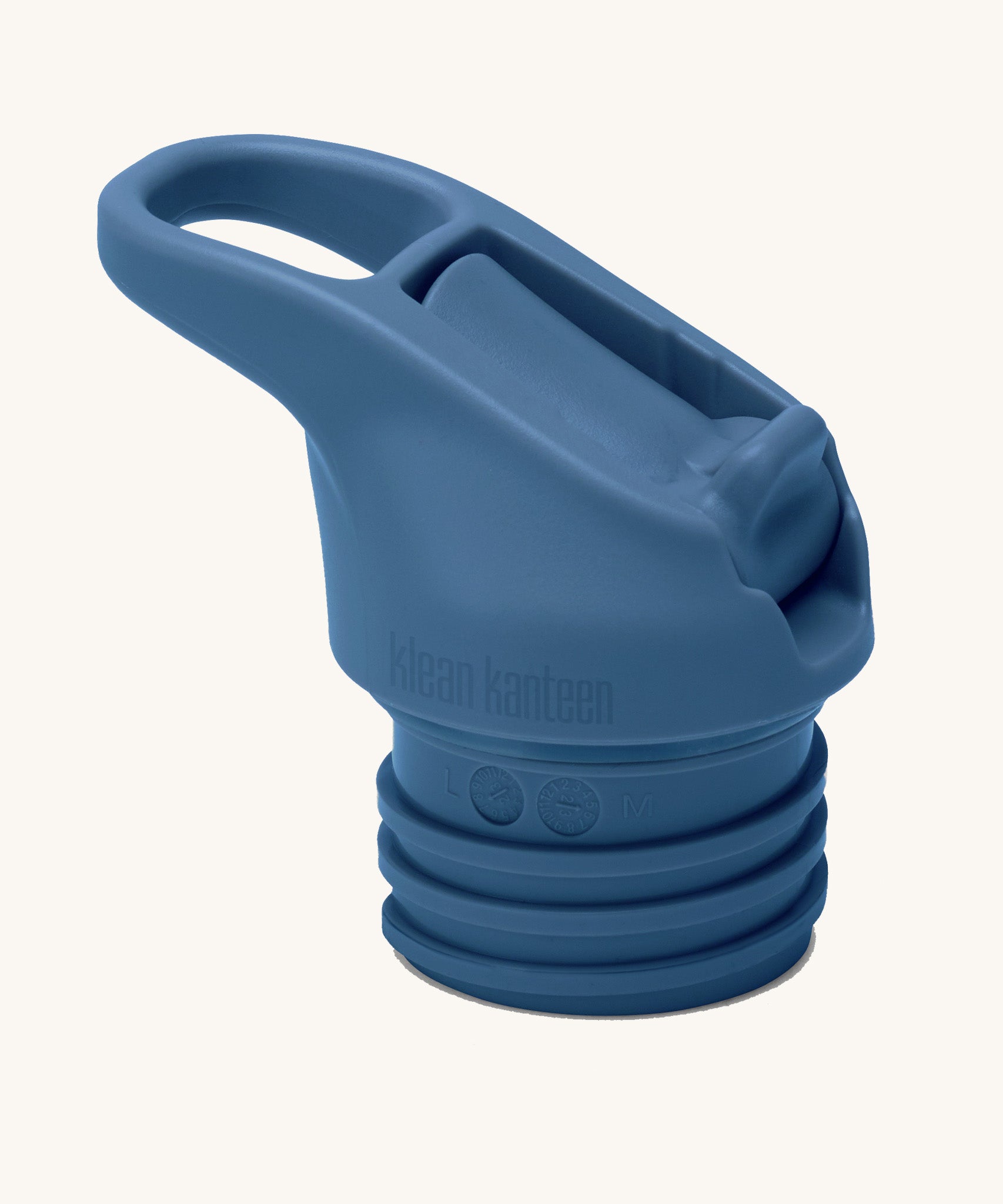 Klean Kanteen Flip Seal Sports Cap in Corsair blue, durable flip top lid for Classic narrow bottles