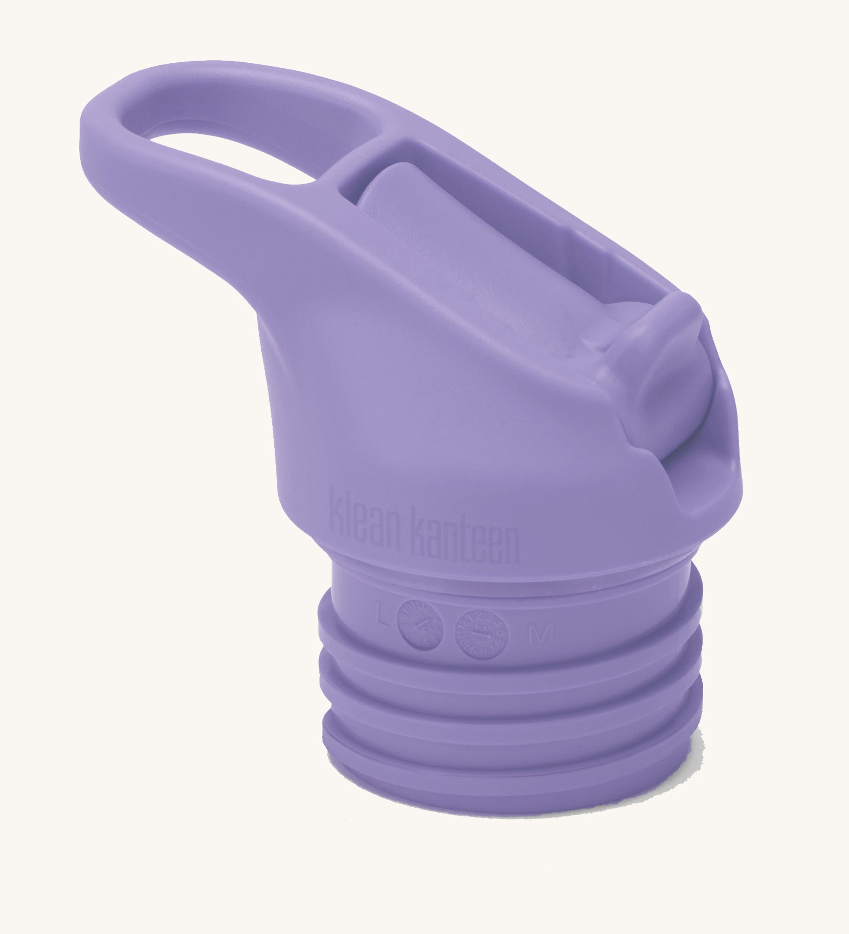 Klean Kanteen Flip Seal Sports Cap in paisley purple, flip top lid compatible with Classic narrow bottles