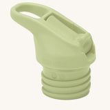 Klean Kanteen Flip Seal Sports Cap in shadow lime, ergonomic leakproof bottle cap