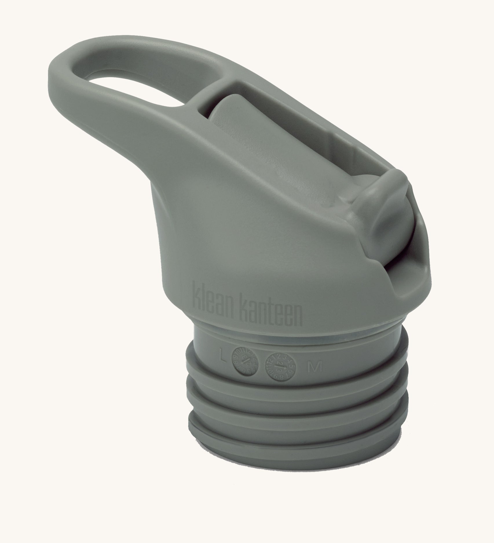 Klean Kanteen Flip Seal Sports Cap in thyme green, leakproof drinking cap for Classic bottles