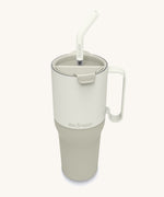 A tofu white coloured Klean Kanteen Limited Edition 36oz Rise Tumbler