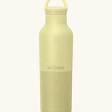 Klean Kanteen 20oz wax yellow stainless steel  insulated classic bottle with matching arch loop cap