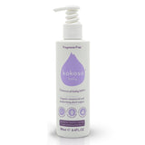 Kokoso fragrance-free organic coconut oil lotion bottle on a white background