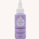 Kokoso Happy Scalp Cream in a 50ml container. The Kokoso baby care range is available at Babipur.