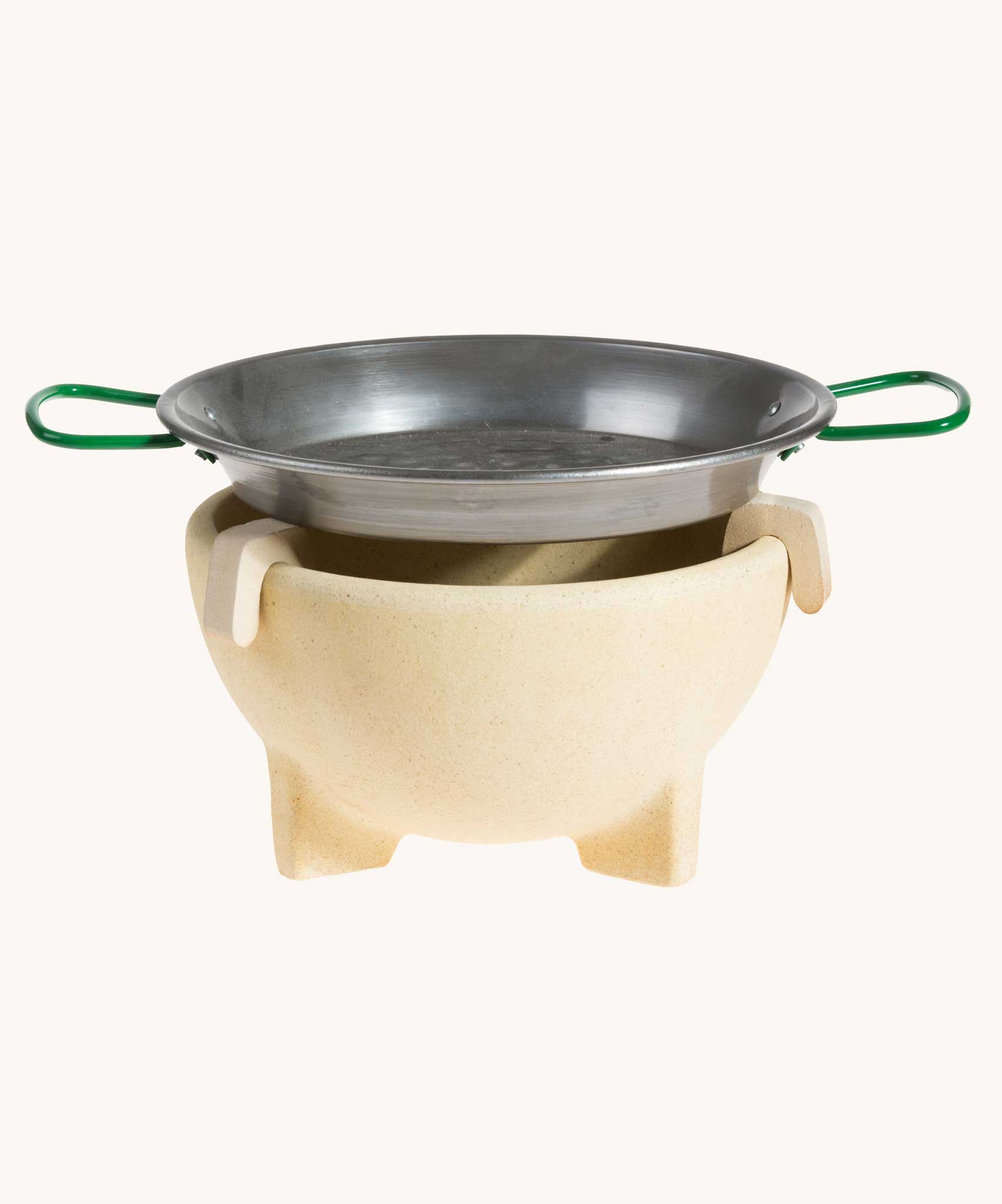 Kraul Fire Bowl With Pan Stand, the metal stand is shown on a ceramic fire safe stand. Kraul is available at Babipur their range of kits let children discover a world of wonder with Kraul STEM science kits and educational toys.