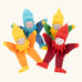 Kraul large tumbling felt gnomes. One supplied, various colours available, chosen at random. 