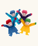 Kraul Tumbelina tumbling felt gnome dolls.