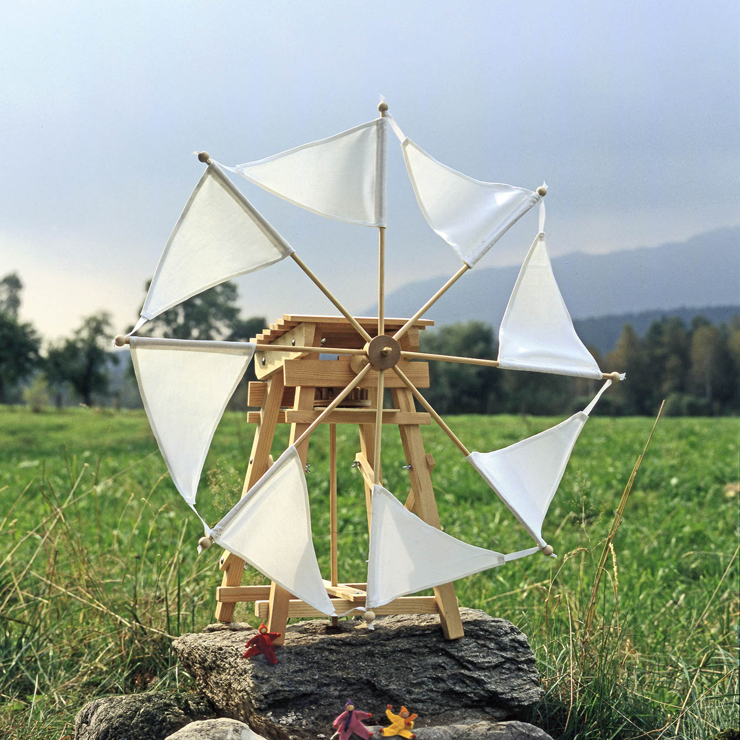 Kraul Kids STEM Science Sail Windmill Kit Natural Sails – Babipur